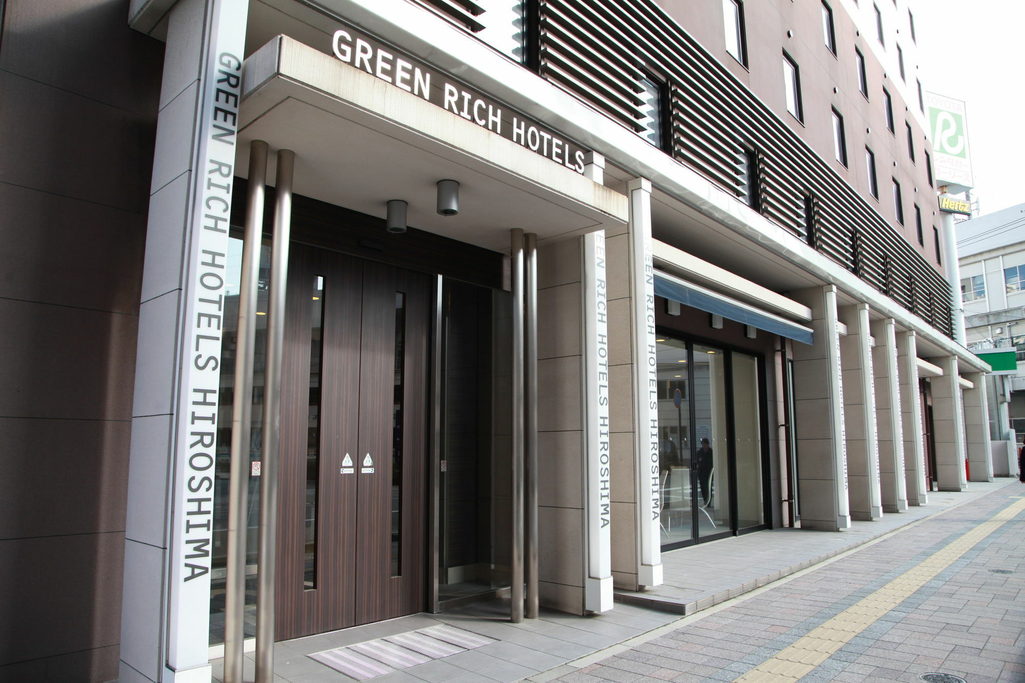 Green Rich Hotel Hiroshima Shinkansenguchi Exteriör bild